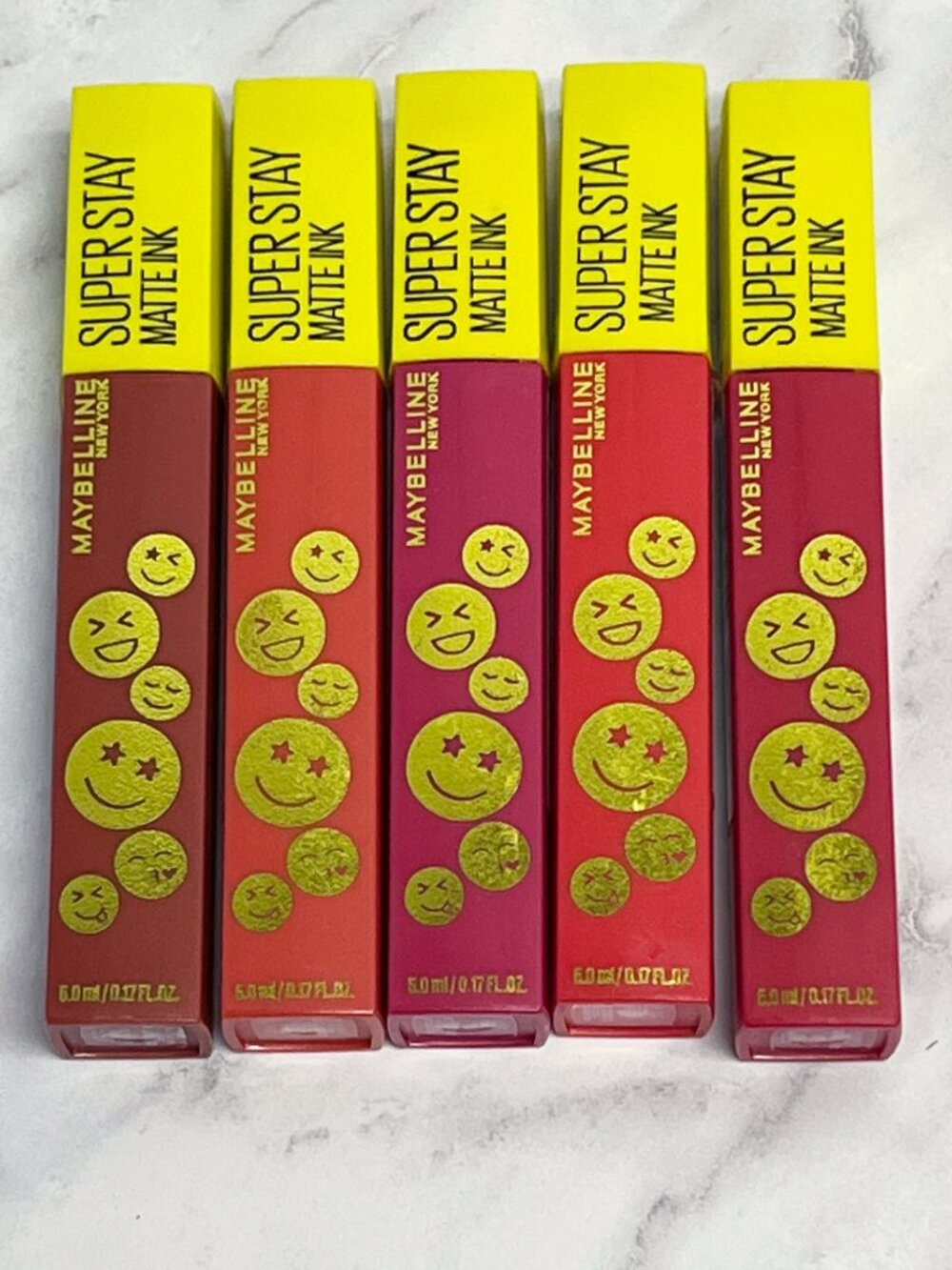 5 Maybelline SuperStay Matte Ink Liquid Lipstick LOT NEW
